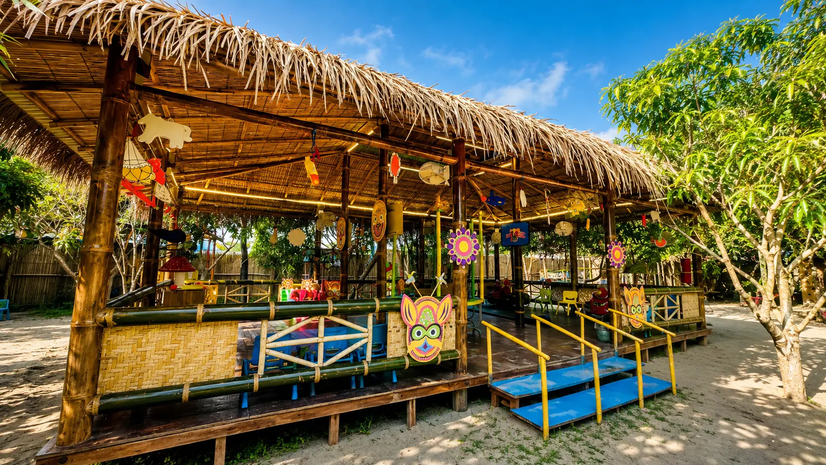 Colourful children’s playground at Sea Pearl