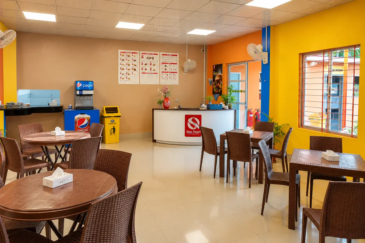 The Quick Bites snack counter at Sea Pearl