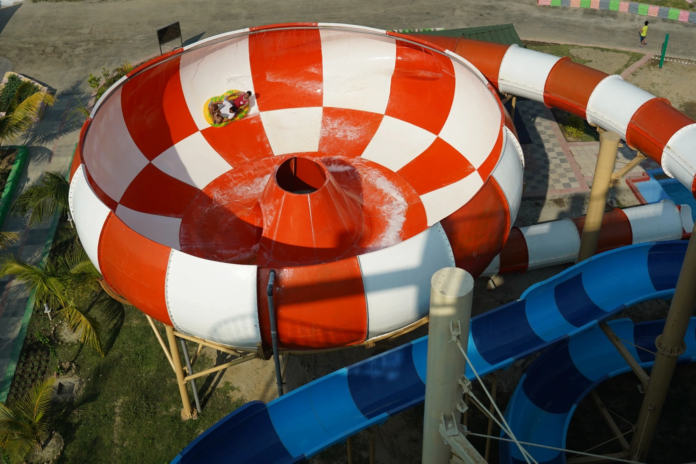 Water slide tower at Sea Pearl Waterpark