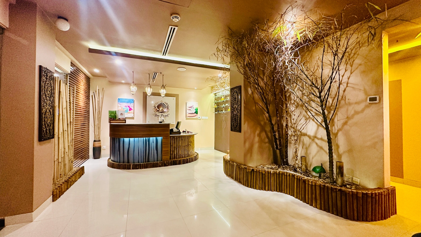 The Pearl Spa and Wellness reception
